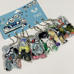 TWS Acrylic Pendant Accessories 6PCS