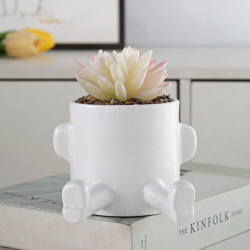 Funny Human Shaped Ceramic Pots