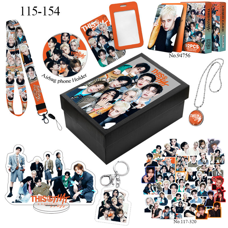 SKZ THIS & THAT Photocard Keychain Necklace Gift Box Collection