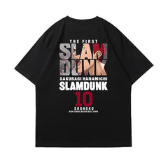 Casual Anime Basketball Loose T-shirt