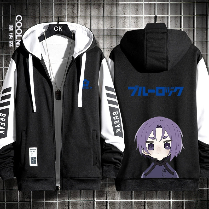 Cool Anime Printed Cardigan Thin Hoodie