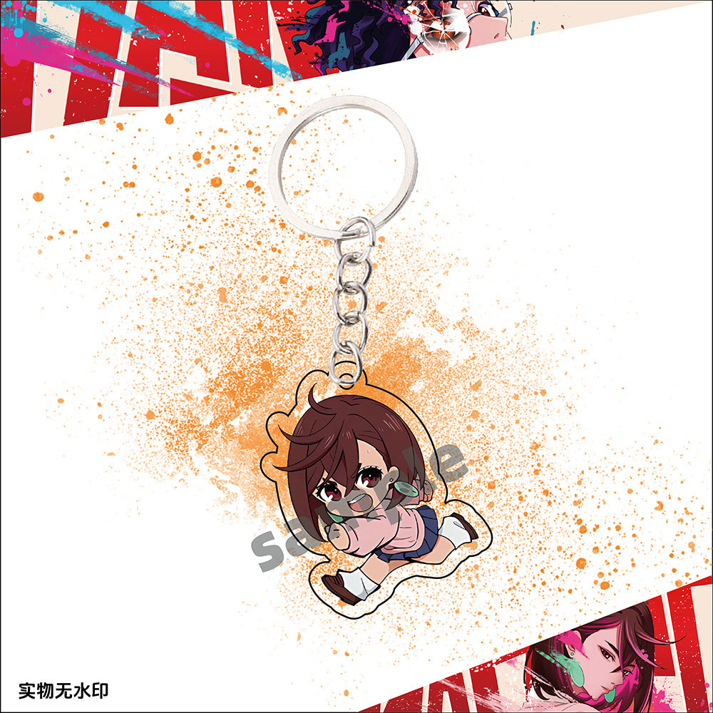 Cute Anime Acrylic Keychain Pendant