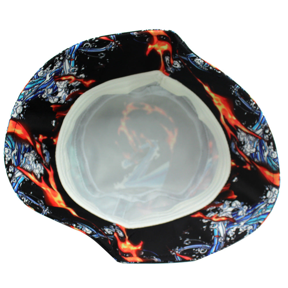 Versatile Anime Printed Bucket Hat