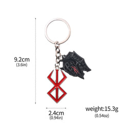 Trendy Anime Logo Keychain Pendant