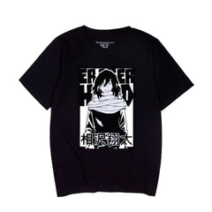 Unisex Anime Print Crew Neck Short Sleeve T-Shirt