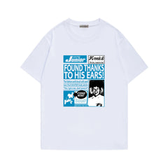 SEONGHYEON Same White Cotton Short-sleeved T-shirt