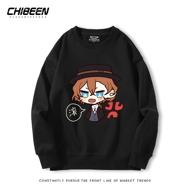 Dazai Anime Crew Neck Sweatshirt Top