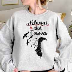 Women's TVD Printed Grey Sweatshirt
