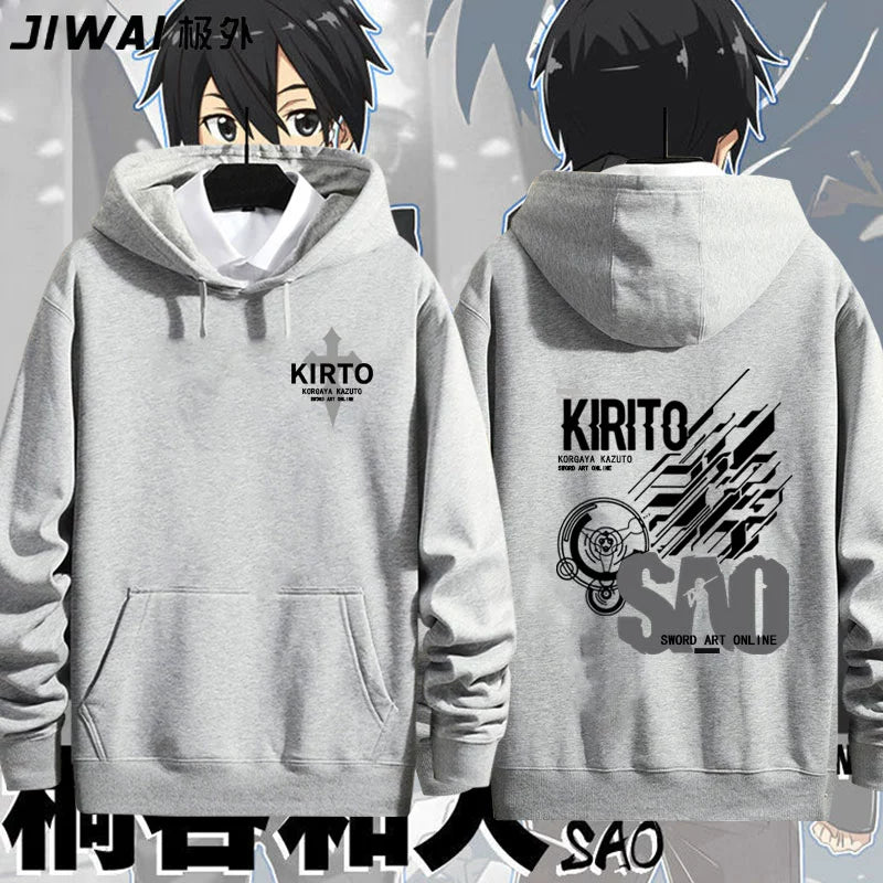 Unisex Anime Pattern Print Cos Hoodie