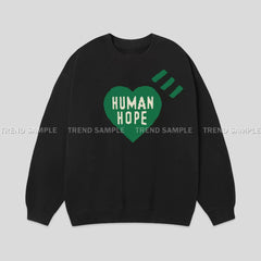 J-HOPE HUMAN HOPE CrewNeck Print Sweatshirt