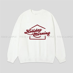 TWICE Holiday Morning Round Neck Sweatshirt