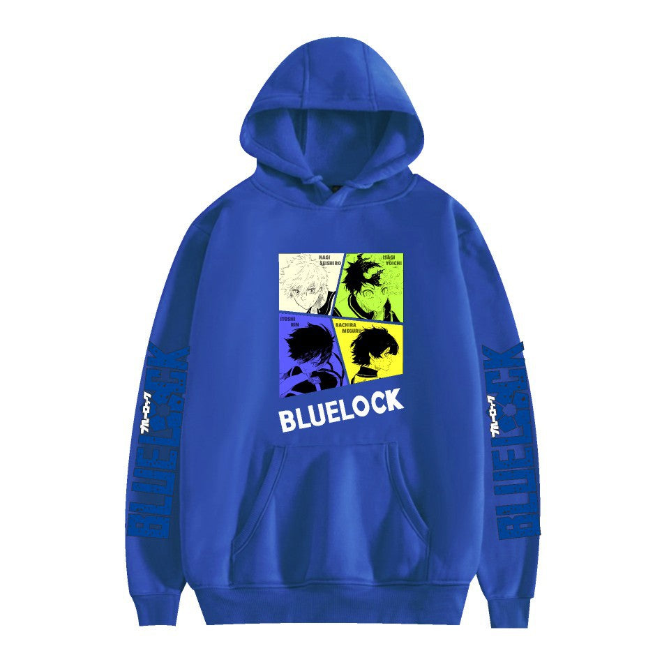 Casual Anime Graphic Printed Pullover Hoodie
