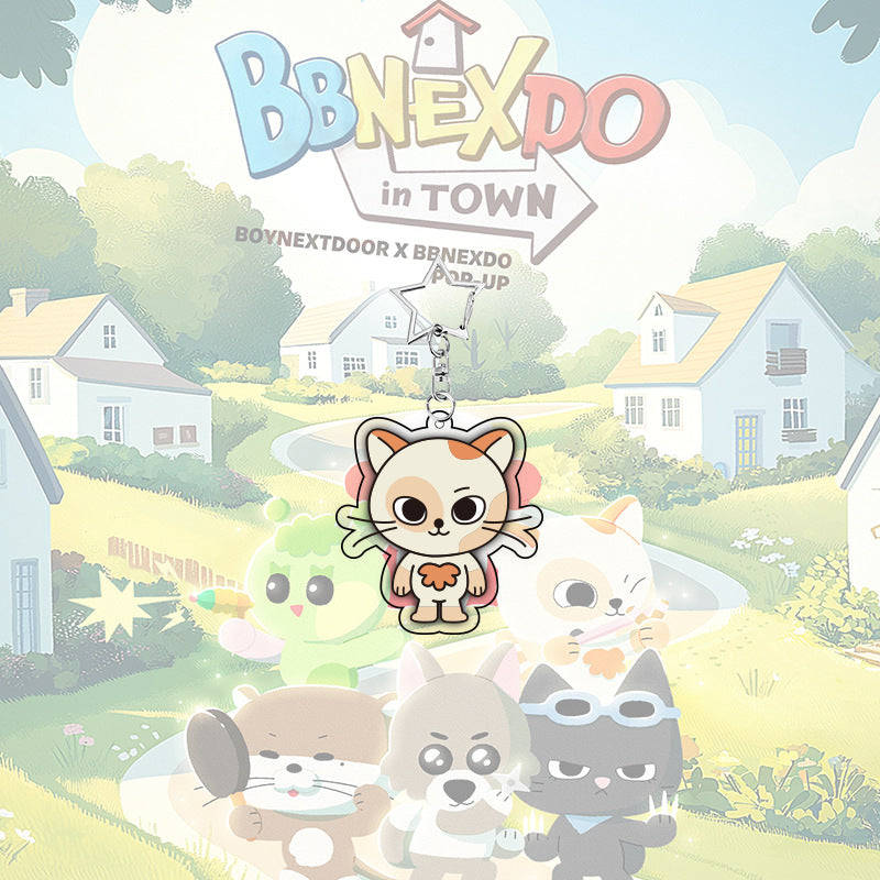 Kpop Cute Cartoon Acrylic Key Chain