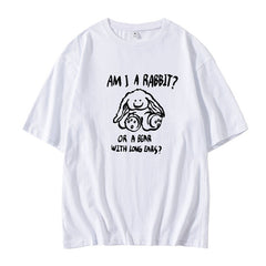 Cartoon Printed Cotton Loose Short-sleeved T-shirt