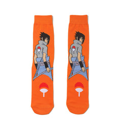 Trendy Men's Anime Cotton Socks