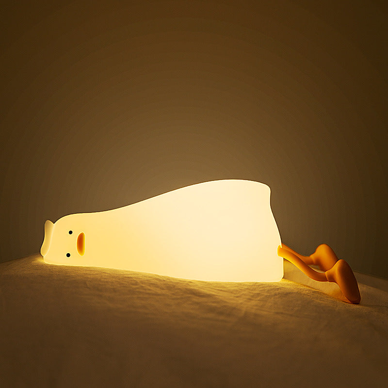 Cute Lying Duck Night Light