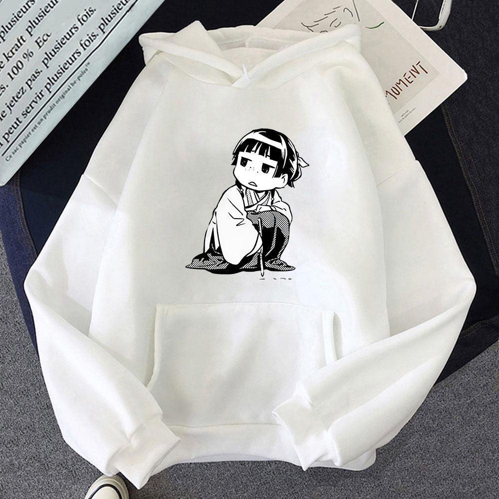 Cute Anime Graphic Pullover Hoodie