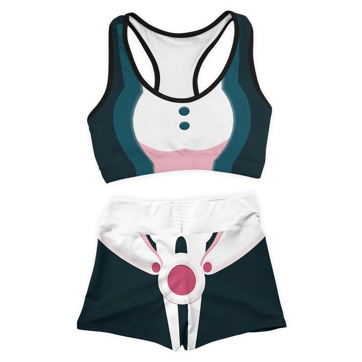 Women's Anime 3d Print Sports Vest Shorts Set