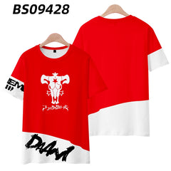 Unisex Anime Cosplay Short-sleeved T-shirt