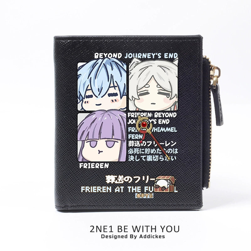 Anime Short Zipper Wallet
