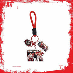BANGTAN World Cup Acrylic Keyring Bag Pendant