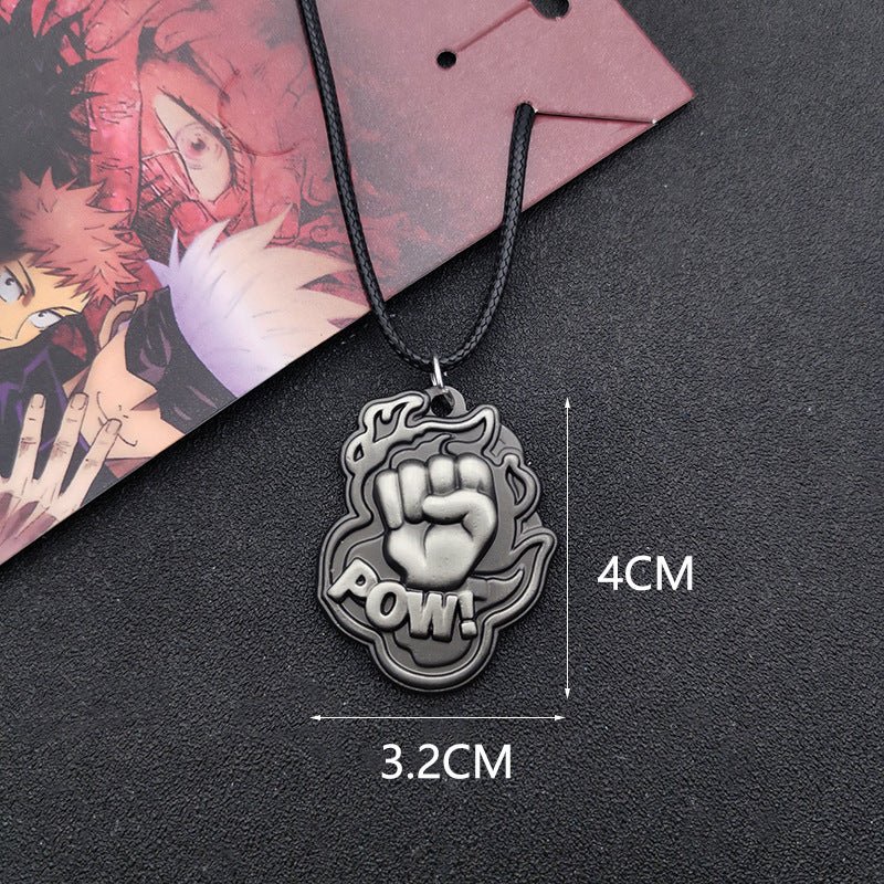 Cool Anime Weapon Keychain Necklace Pendant