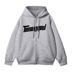 TXT ActTomorrow Letter Zipper Hoodie