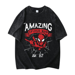 Vintage Spider-Man Graffiti Washed T-Shirt