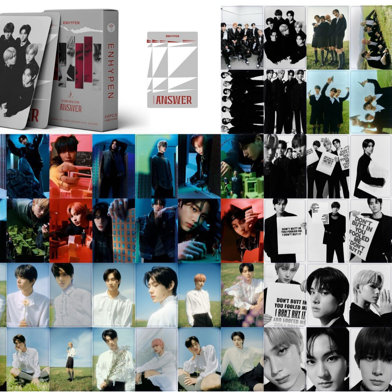 Kpop 55 Pcs LOMO Photocards