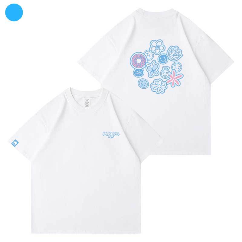 KPOP Graphic Printed Short-sleeved Summer T-shirt