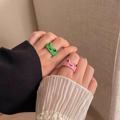 Cartoon Cute Frog Ring