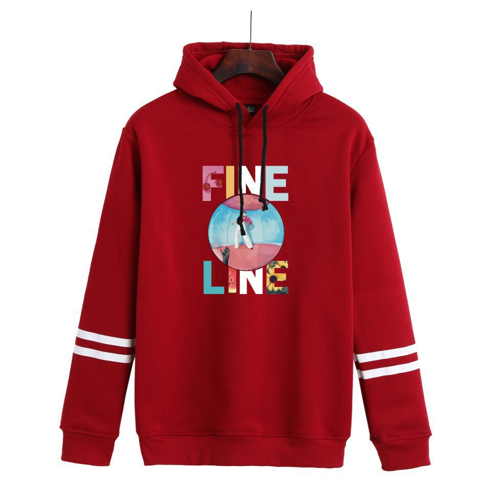 Unisex Casual Harry FINE LINE Loose Hoodie