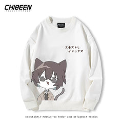 Unisex Dazai Anime Crew Neck Sweatshirt