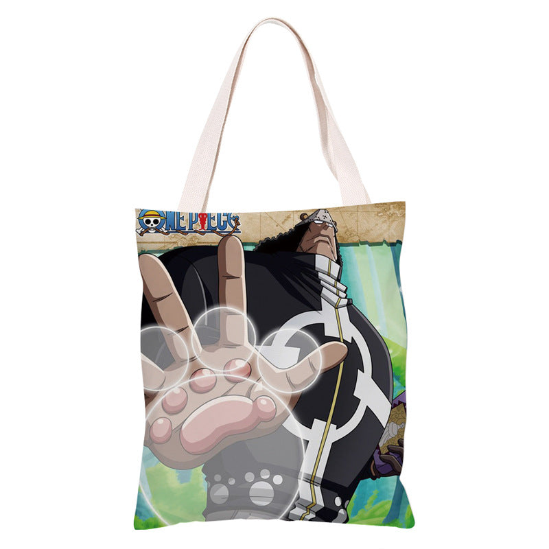 Trendy Anime Canvas Shoulder Bag