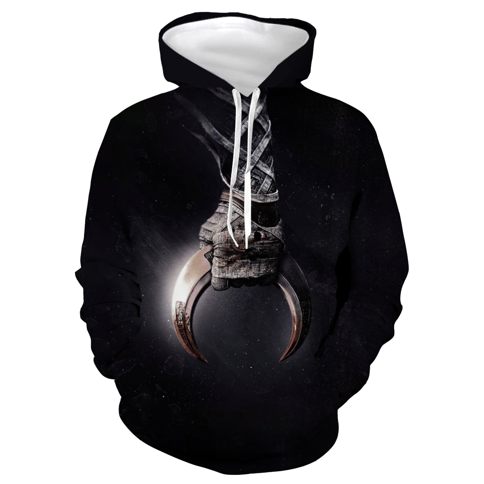 Cool Men's Moon Knight Digital Print Cosplay Hoodie