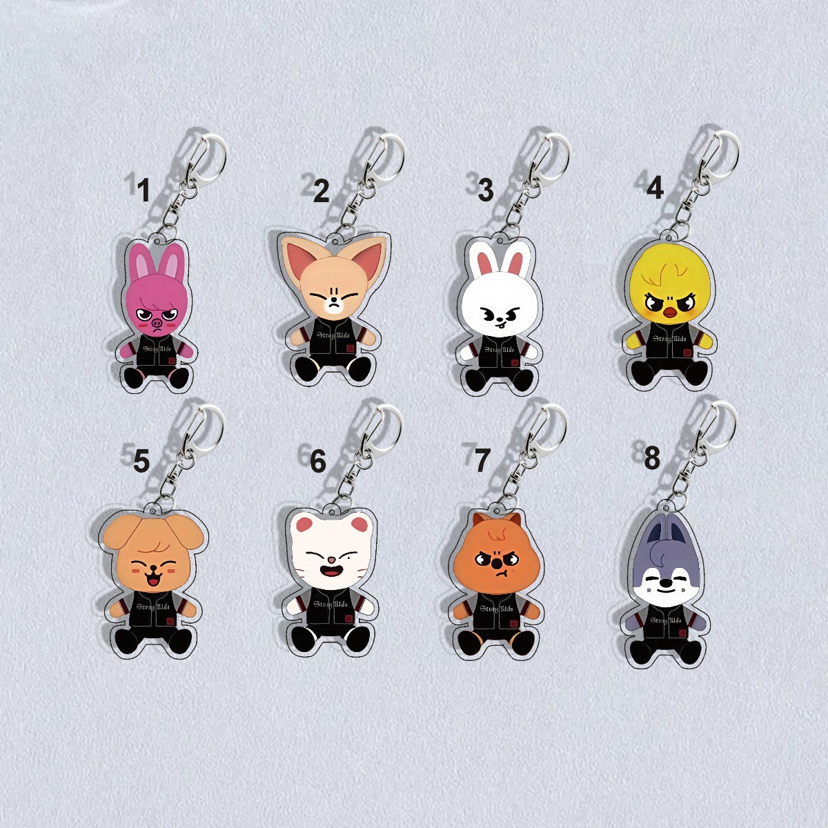 SKZ Jersey Bag Pendant Keychain