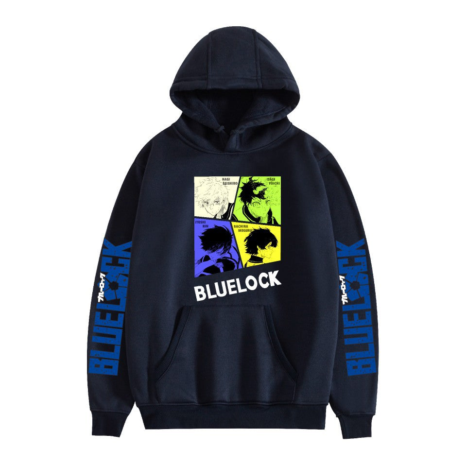 Casual Anime Graphic Printed Pullover Hoodie