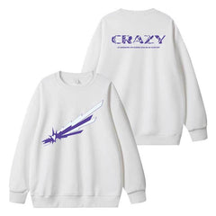 KPOP CRAZY Graphic Print Pullover Hoodie