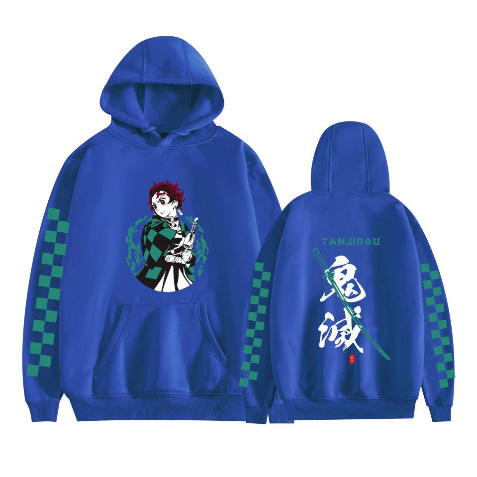 Unisex Anime Loose Sports Pullover Hoodie