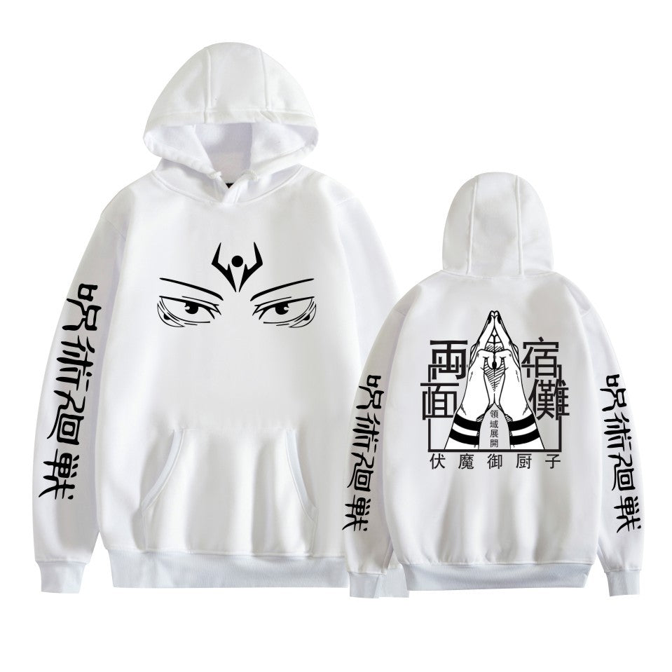 Unisex Trendy Anime Printed Loose Hoodie