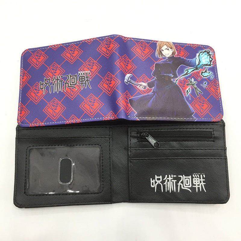 Trendy Anime Printed PU Leather Wallet