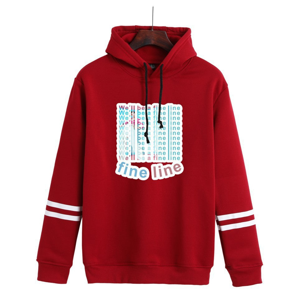 Unisex Casual Harry FINE LINE Loose Hoodie