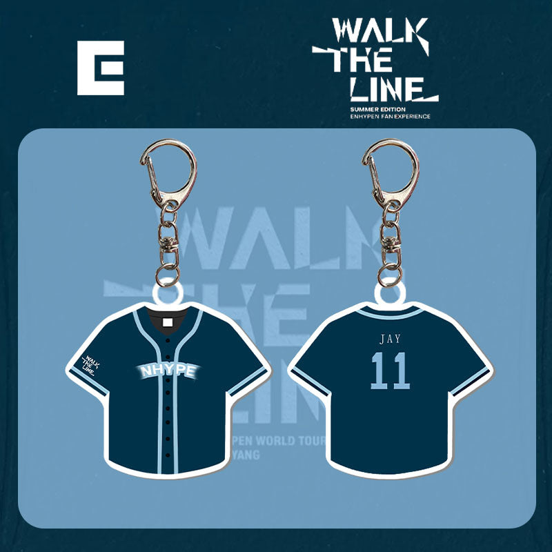 EN "WAIL THE LINE" Double-sided Keychain Pendant