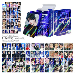 124 KPOP ACT Laser Photocards Stickers