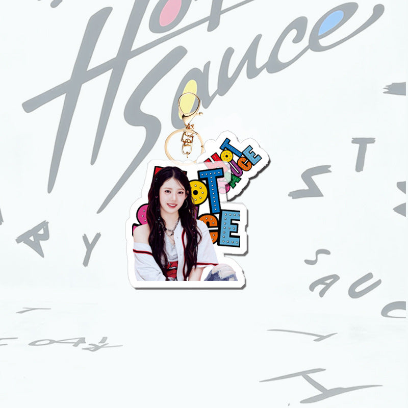 KPOP BM Album Acrylic Keychain Pendant