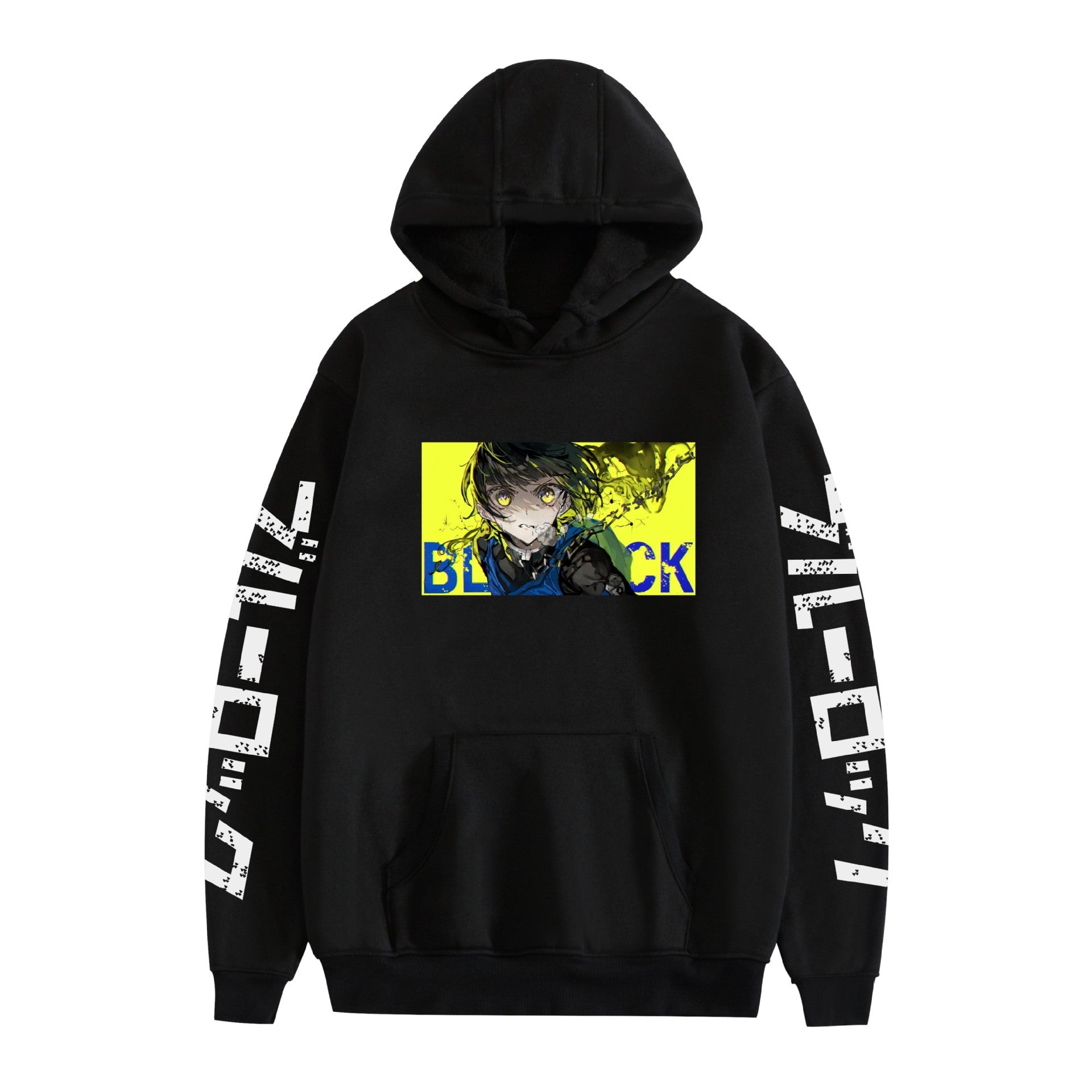 Unisex Anime Graphic Print Loose Casual Hoodie