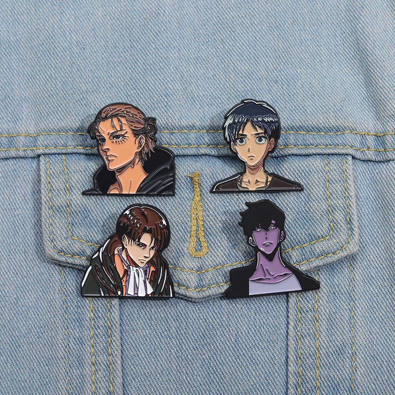 Creative Anime Badge Brooch
