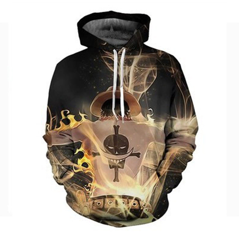 Unisex Cool Digital Printed Cosplay Anime Hoodie