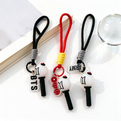 BANGTAN Lightstick Soft Rubber Pendant
