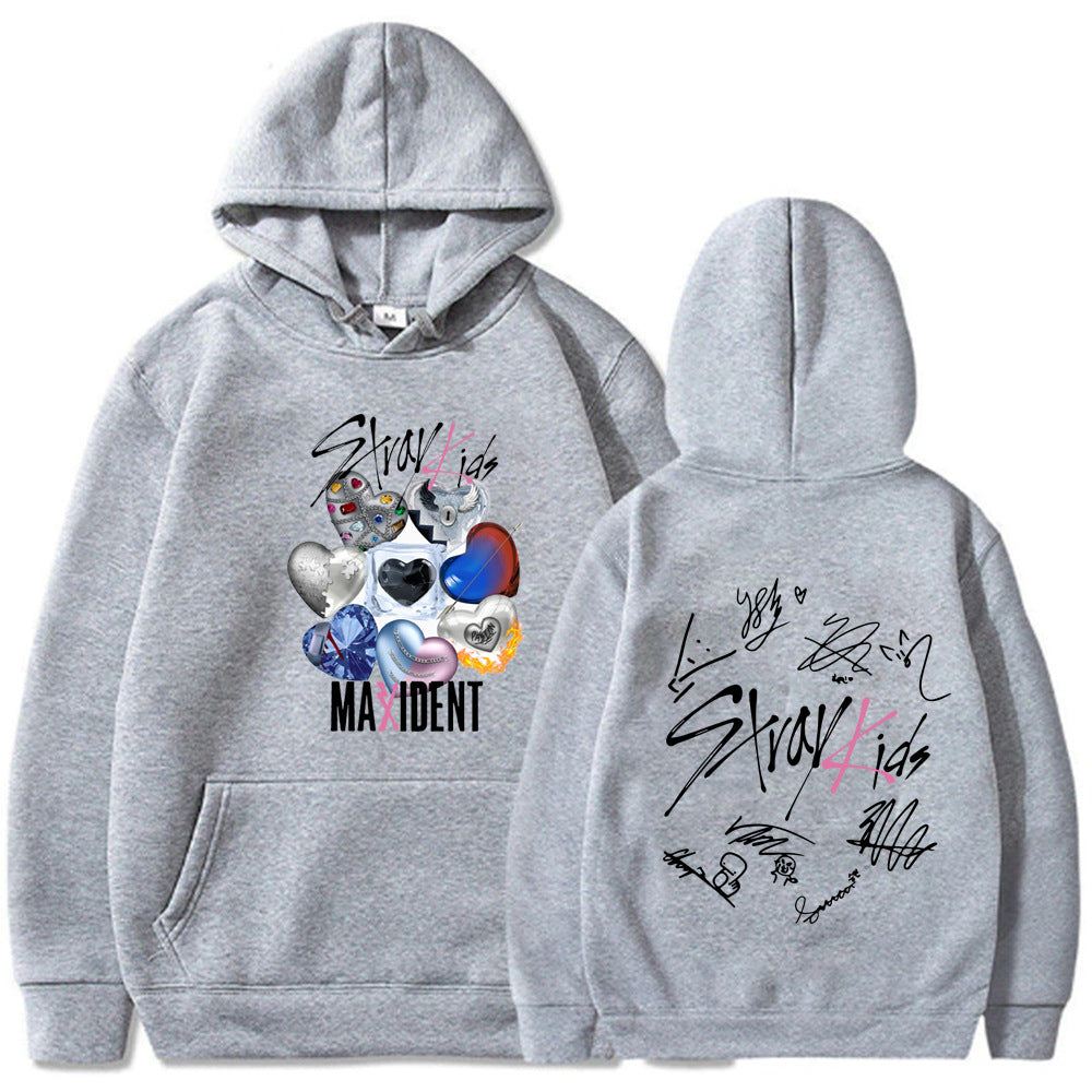 Stylish Unisex Kpop Maxident Pullover Hoodie